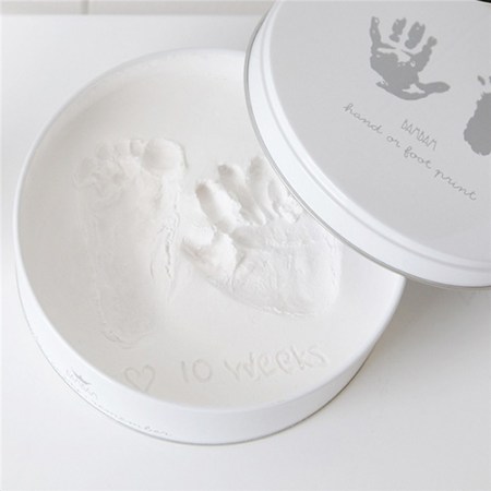 baby clay handprint box souvenir set